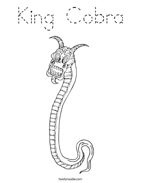 Chinese New Year Snake Coloring Page