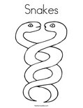 SnakesColoring Page