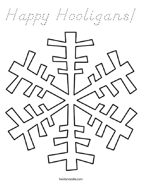 Let it Snow Coloring Page