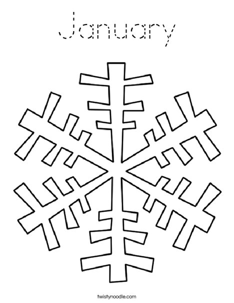 Let it Snow Coloring Page