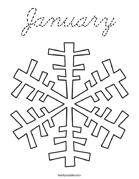 Let it Snow Coloring Page