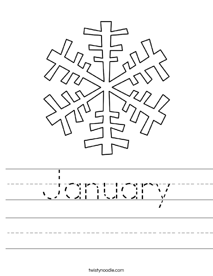 January Worksheet