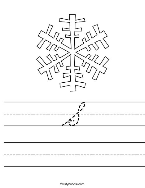 Let it Snow Worksheet