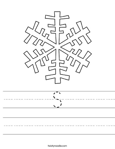 Let it Snow Worksheet