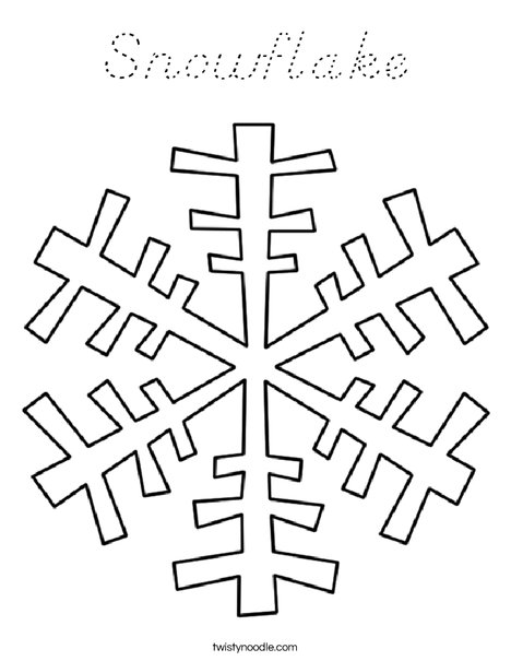 Let it Snow Coloring Page
