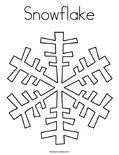 Snowflake Coloring Page