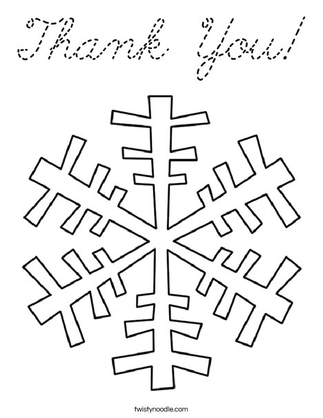 Let it Snow Coloring Page