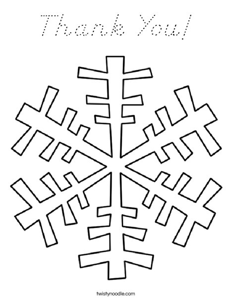 Let it Snow Coloring Page