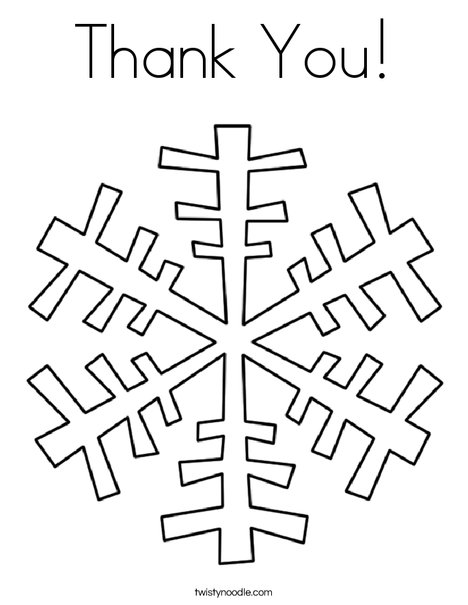 Let it Snow Coloring Page