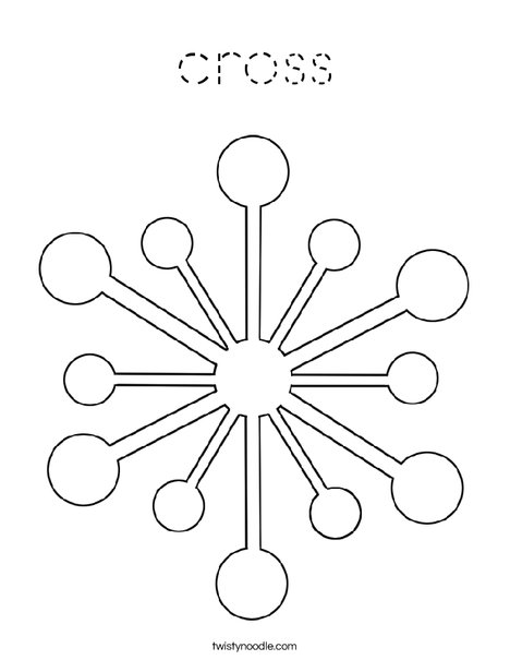 Snowflake Coloring Page