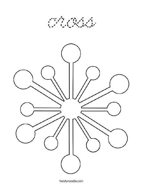 Snowflake Coloring Page