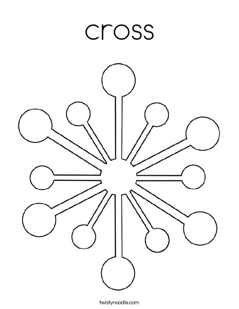 Snowflake Coloring Page