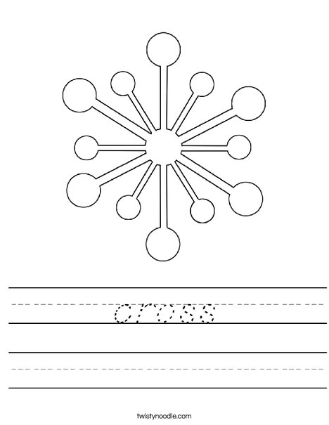 Snowflake Worksheet