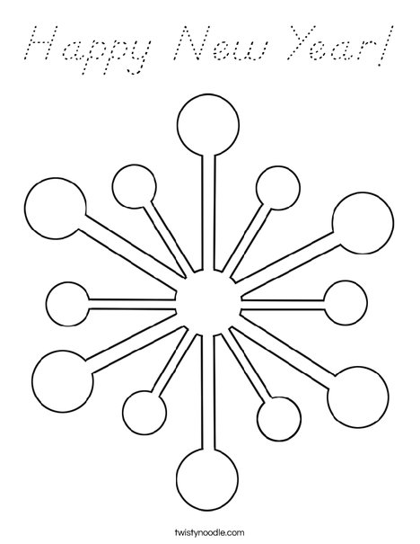 Snowflake Coloring Page