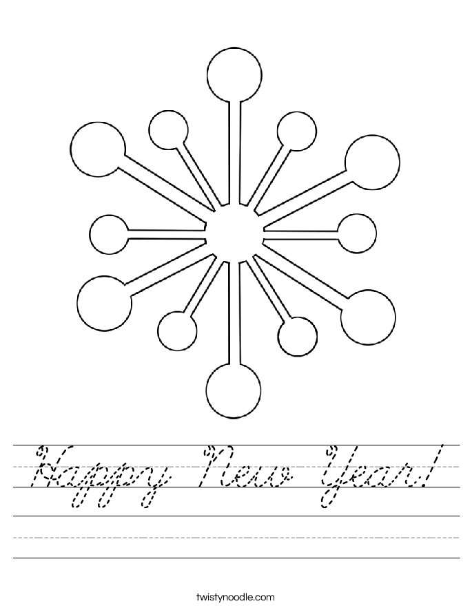 Happy New Year! Worksheet