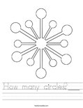 How many circles?___ Worksheet