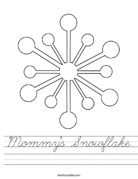 Snowflake Worksheet