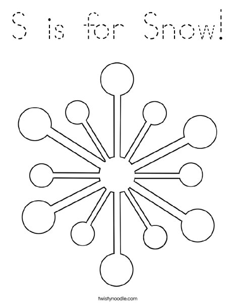 Snowflake Coloring Page
