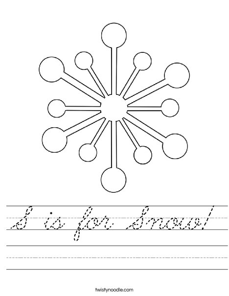 Snowflake Worksheet