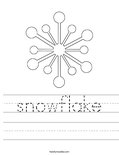 snowflake Worksheet