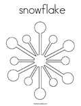  snowflake Coloring Page