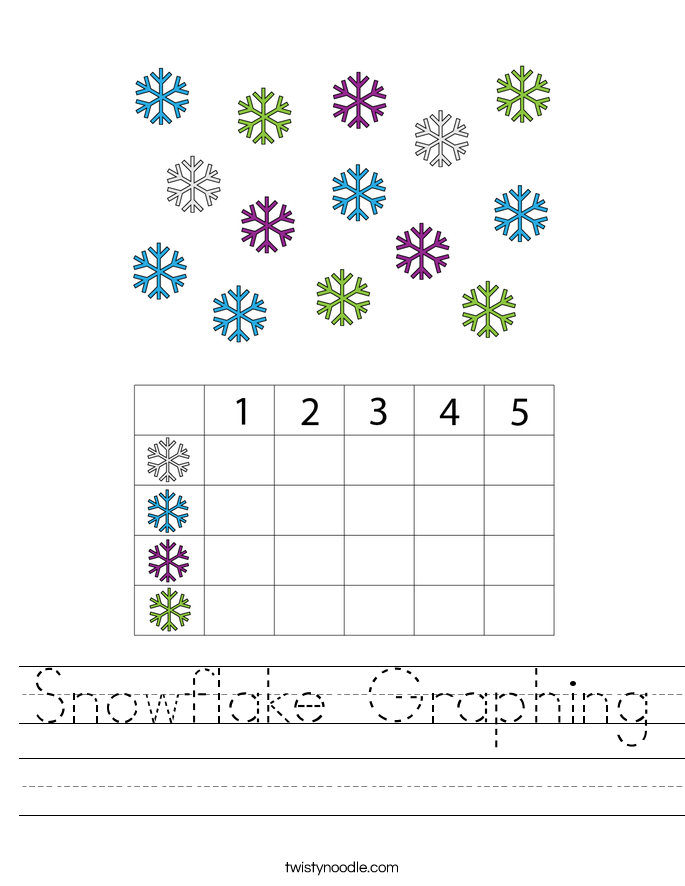 Snowflake Graphing Worksheet