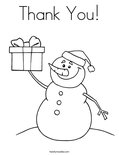 Thank You! Coloring Page