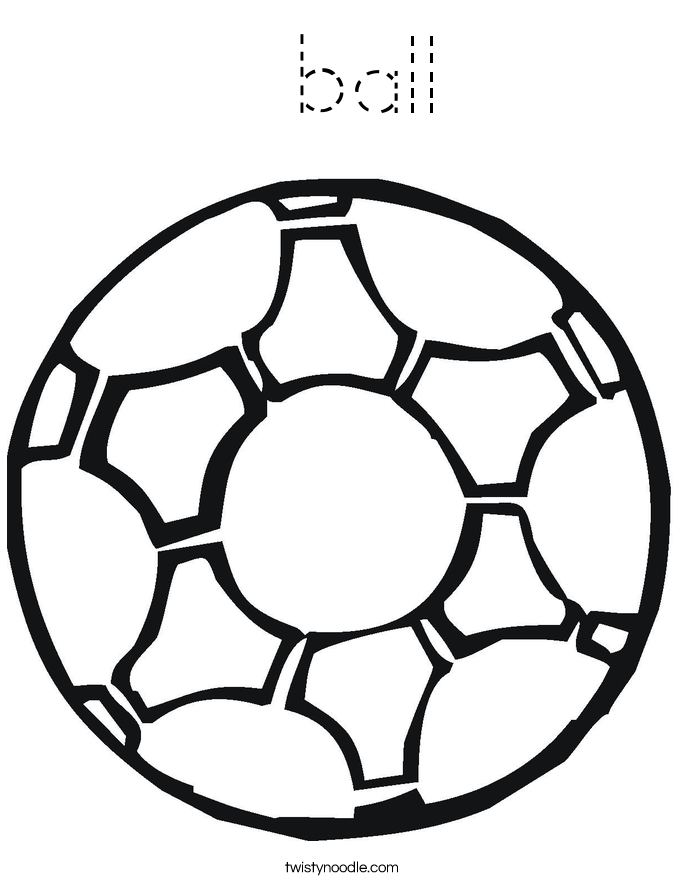  ball Coloring Page