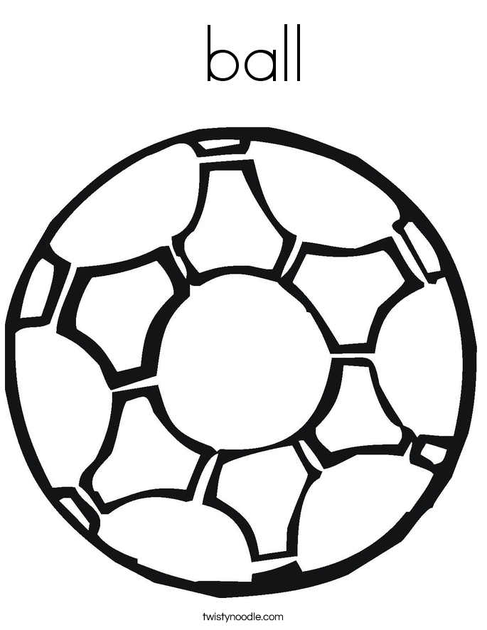  ball Coloring Page