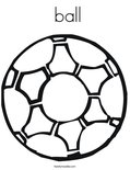 ball Coloring Page