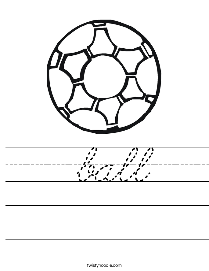  ball Worksheet