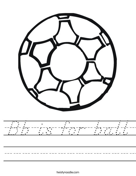 Soccer Ball 2 Worksheet