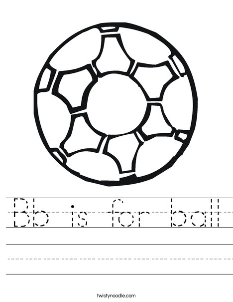 Soccer Ball 2 Worksheet