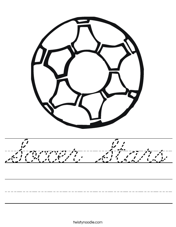 Soccer Stars Worksheet