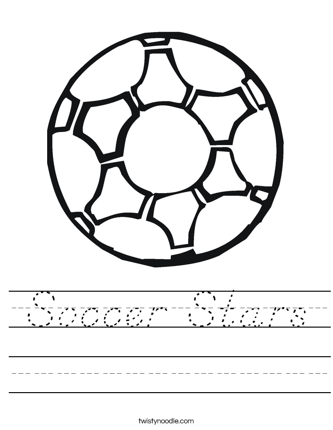 Soccer Stars Worksheet