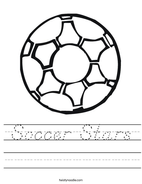 Soccer Ball 2 Worksheet
