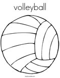 volleyballColoring Page