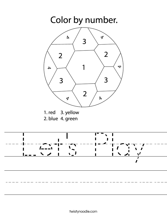 lets play worksheet twisty noodle