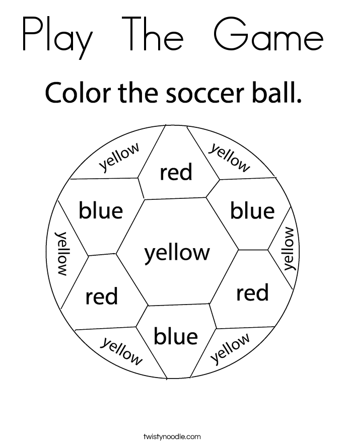 Play  The  Game Coloring Page