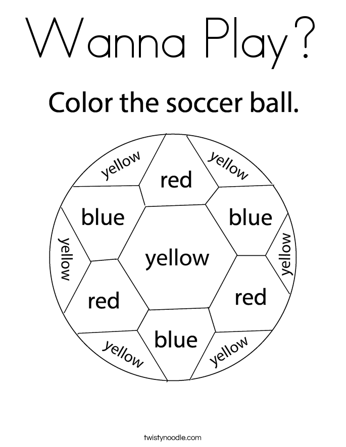 Wanna Play? Coloring Page