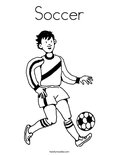 Soccer Coloring Page