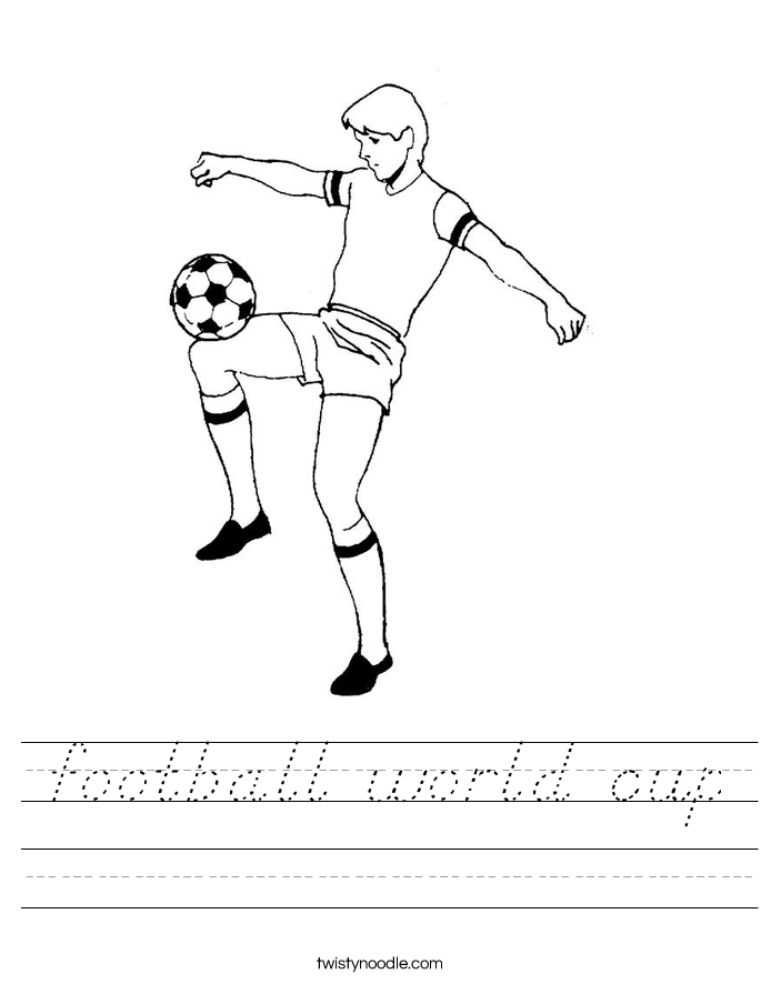 football world cup Worksheet