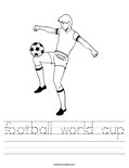football world cup Worksheet