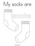 My socks are Coloring Page