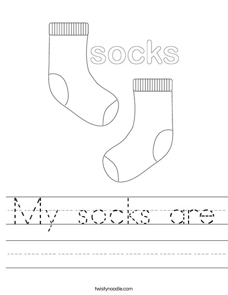 Socks Worksheet