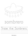 Trace the Sombrero Worksheet