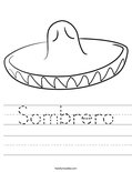Sombrero Worksheet