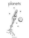 planets Coloring Page