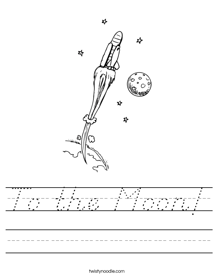 To the Moon! Worksheet