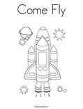 Come FlyColoring Page